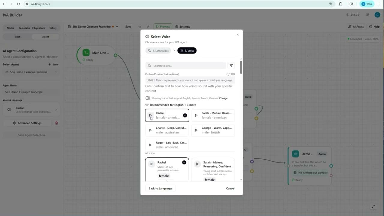 How to Configure AI Voices & Multi-Language Support
