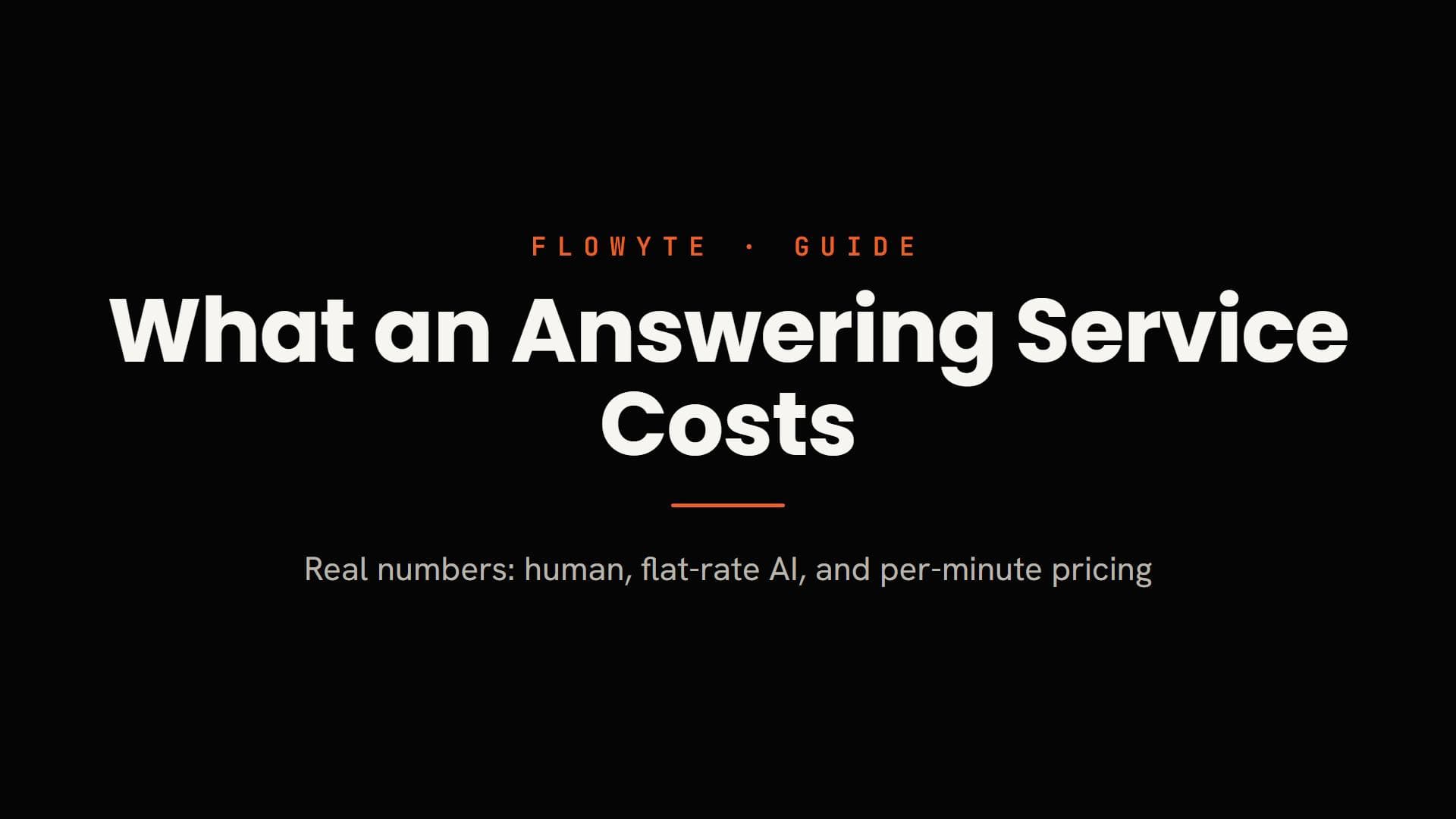 How Much Does an Answering Service Cost? Real 2026 Prices