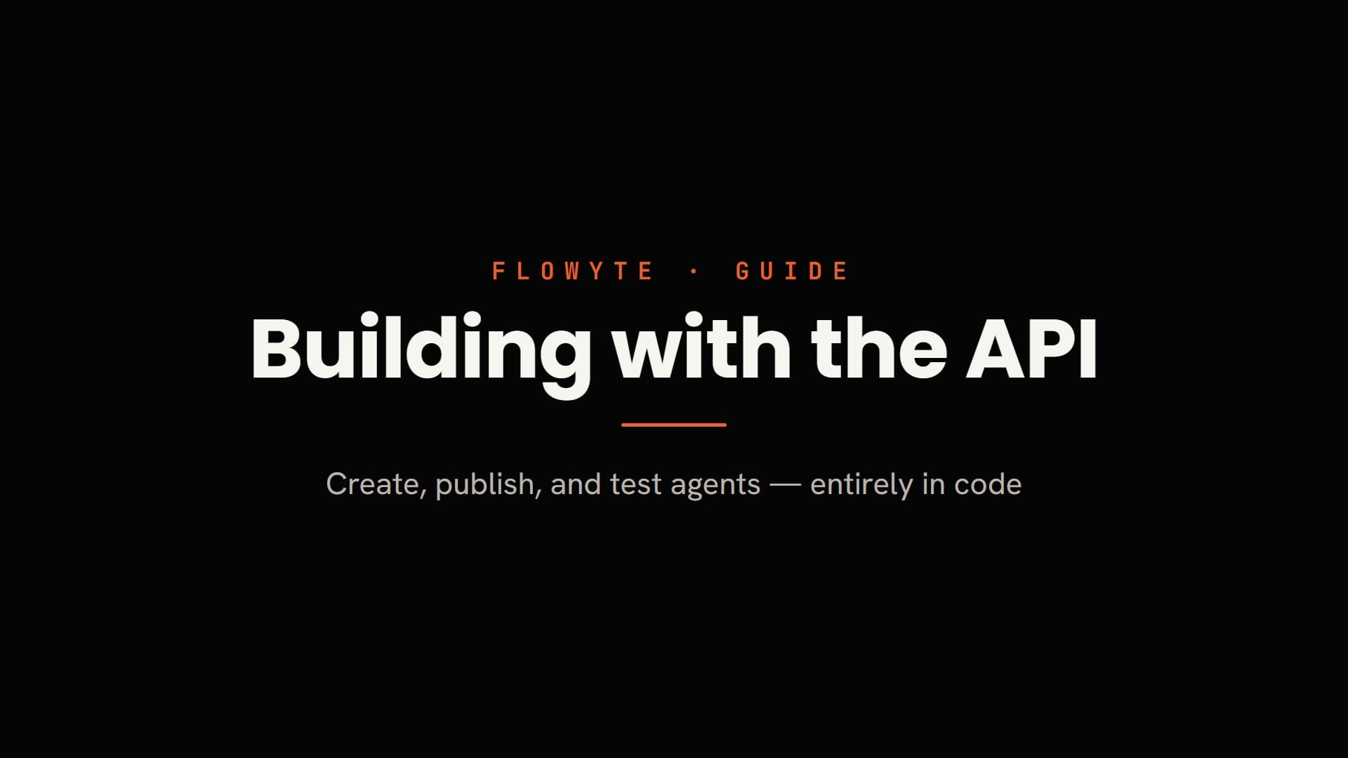 How to Use the Flowyte API to Build AI Phone Agents