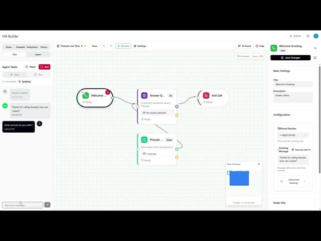 Build an AI Receptionist in 60 Seconds